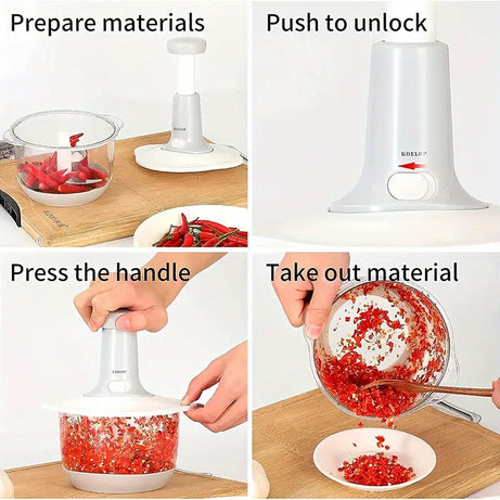 Imported Manual Hand Push Multifunctional Chopper