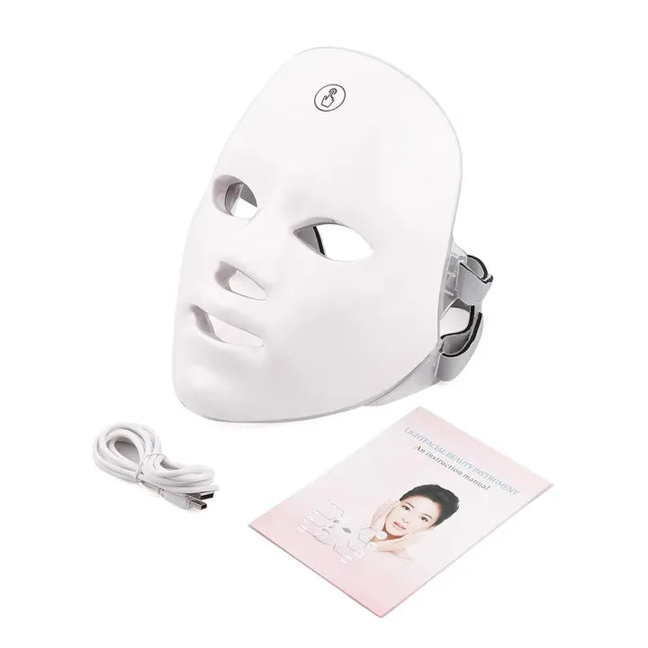 LED 7 Color Face Mask – Skin Rejuvenation & Anti-Acne Therapy