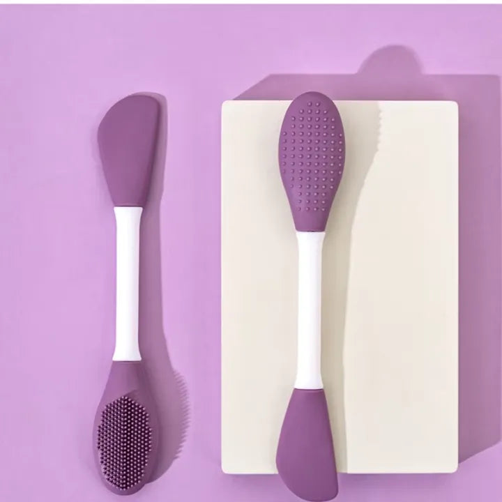 Silicone Double Head Facial Mask Brush