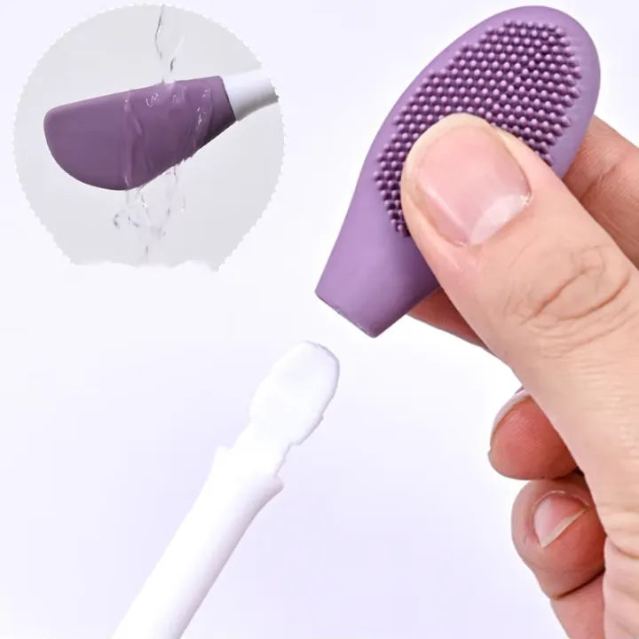 Silicone Double Head Facial Mask Brush