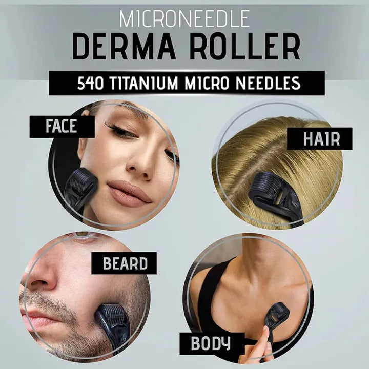 Derma Roller 0.5mm – 540 Micro Needle for Skin Repair