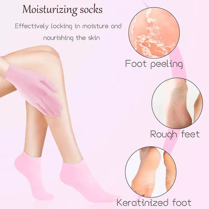Silicone Moisturizing Socks
