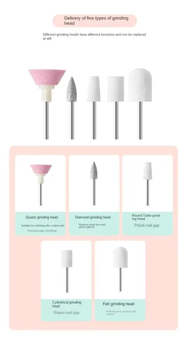 5 in 1 Professional Nail Drill Machine