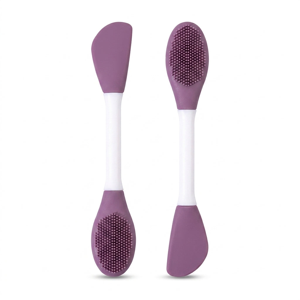 Silicone Double Head Facial Mask Brush