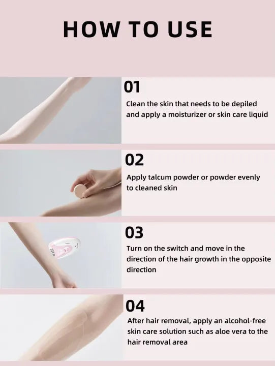 Cordless Face Epilator for Women