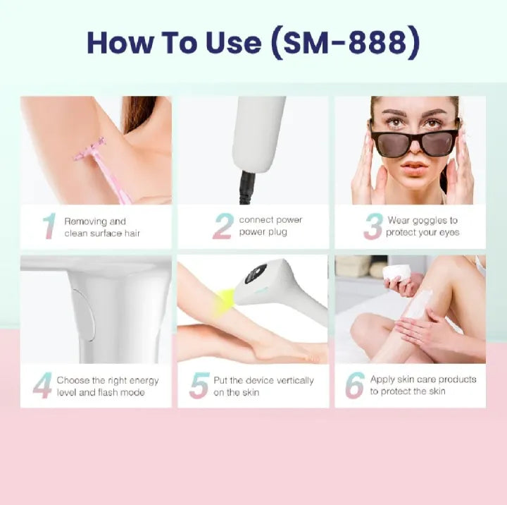 IPL Laser Hair Removal Machine SM-888
