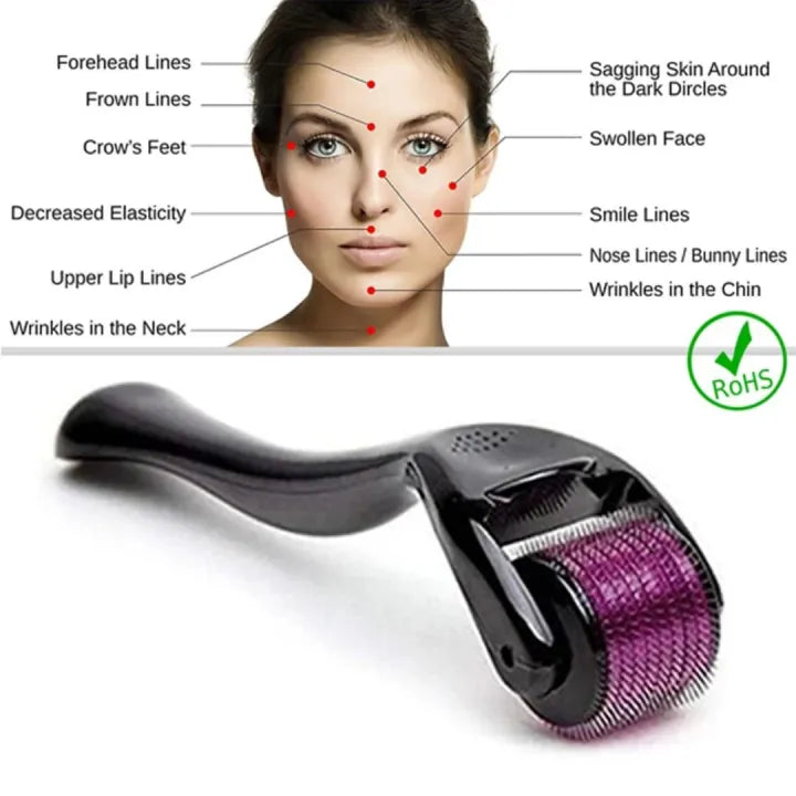 Derma Roller 0.5mm – 540 Micro Needle for Skin Repair