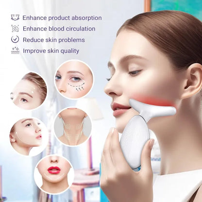 3 in 1 LED Face & Neck Massager