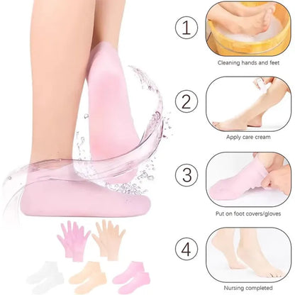 Silicone Moisturizing Socks