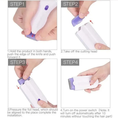 2 in 1 Face & Body Hair Remover Machine