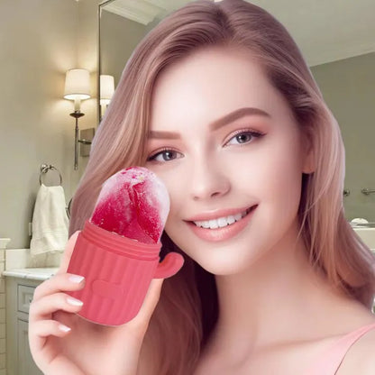 Silicone Ice Roller – Facial Cryotherapy Massager