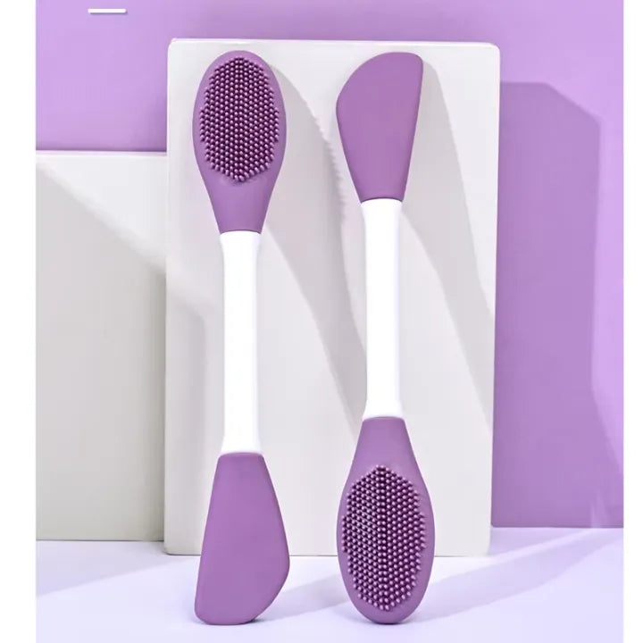 Silicone Double Head Facial Mask Brush