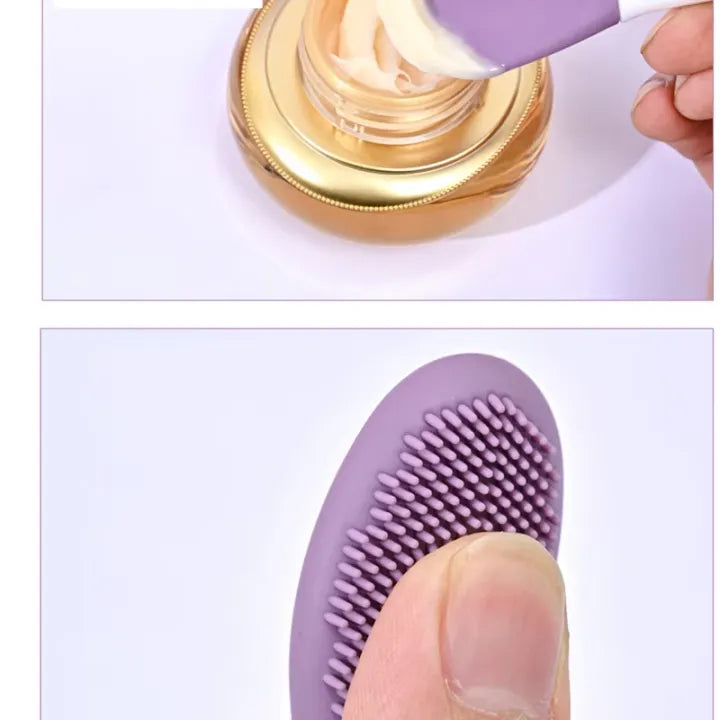 Silicone Double Head Facial Mask Brush