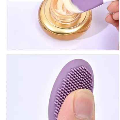 Silicone Double Head Facial Mask Brush