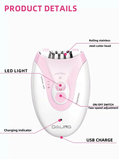 Cordless Face Epilator for Women